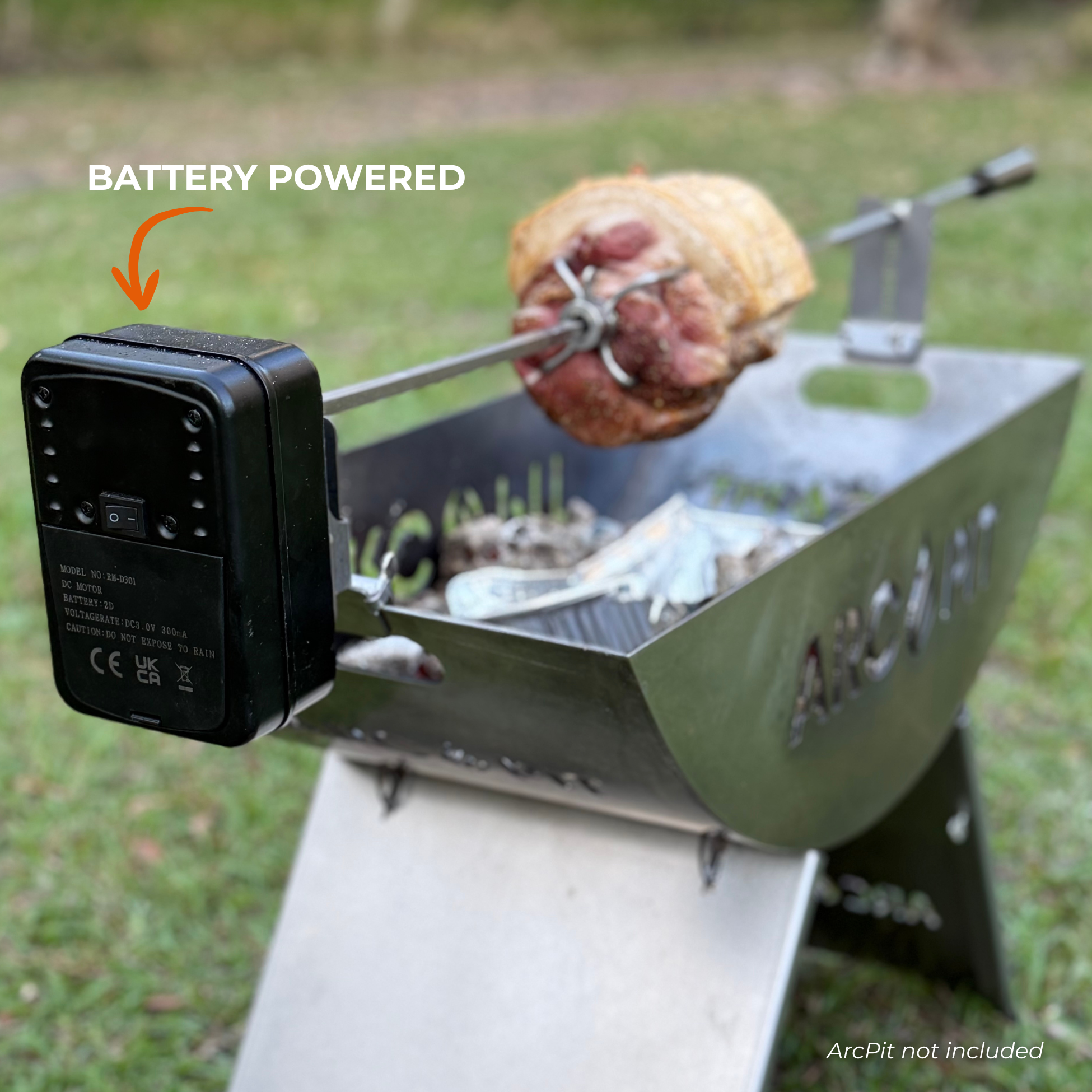 ArcMate™ BBQ Rotisserie Battery Kit