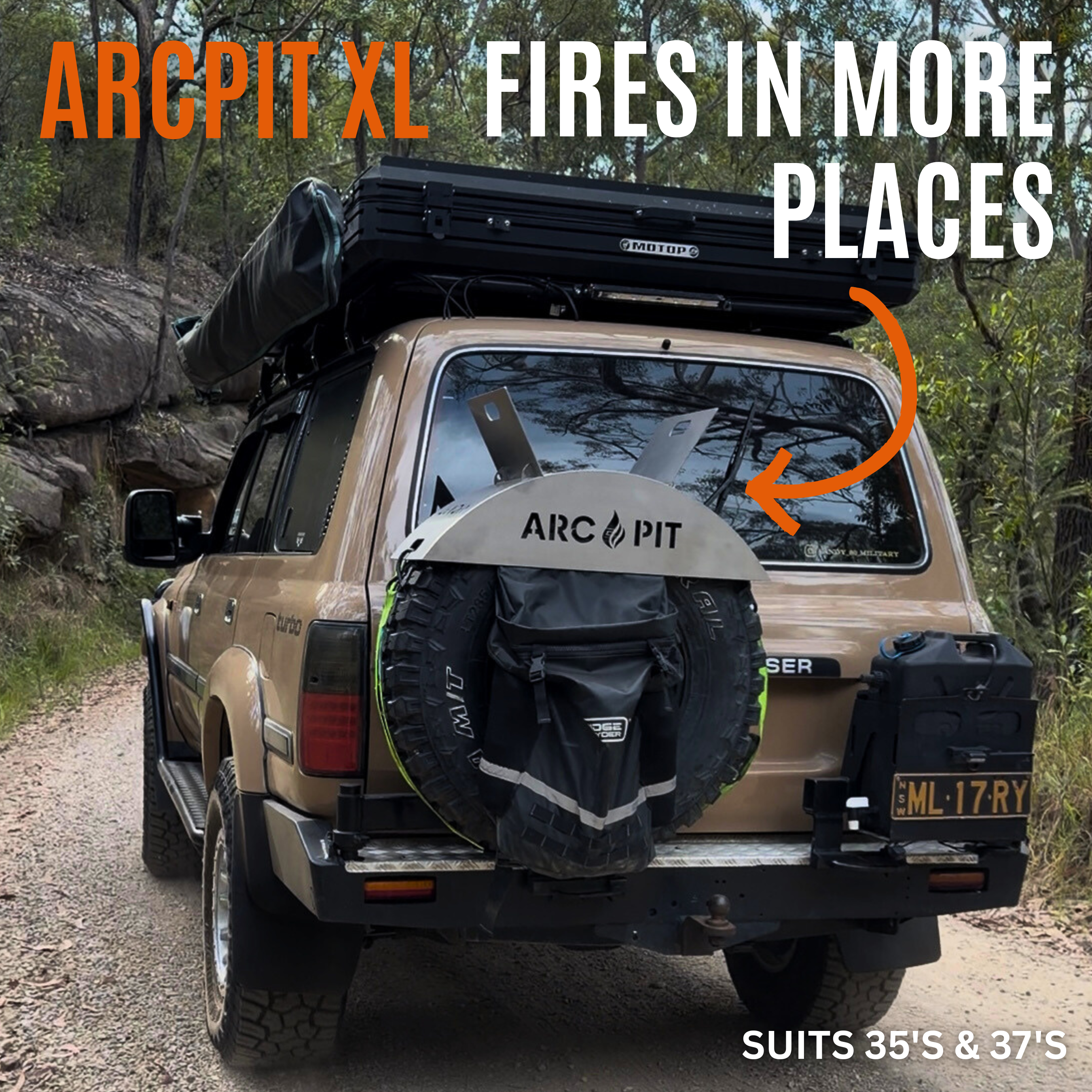 ArcPit™ XL - Portable Fire Pit