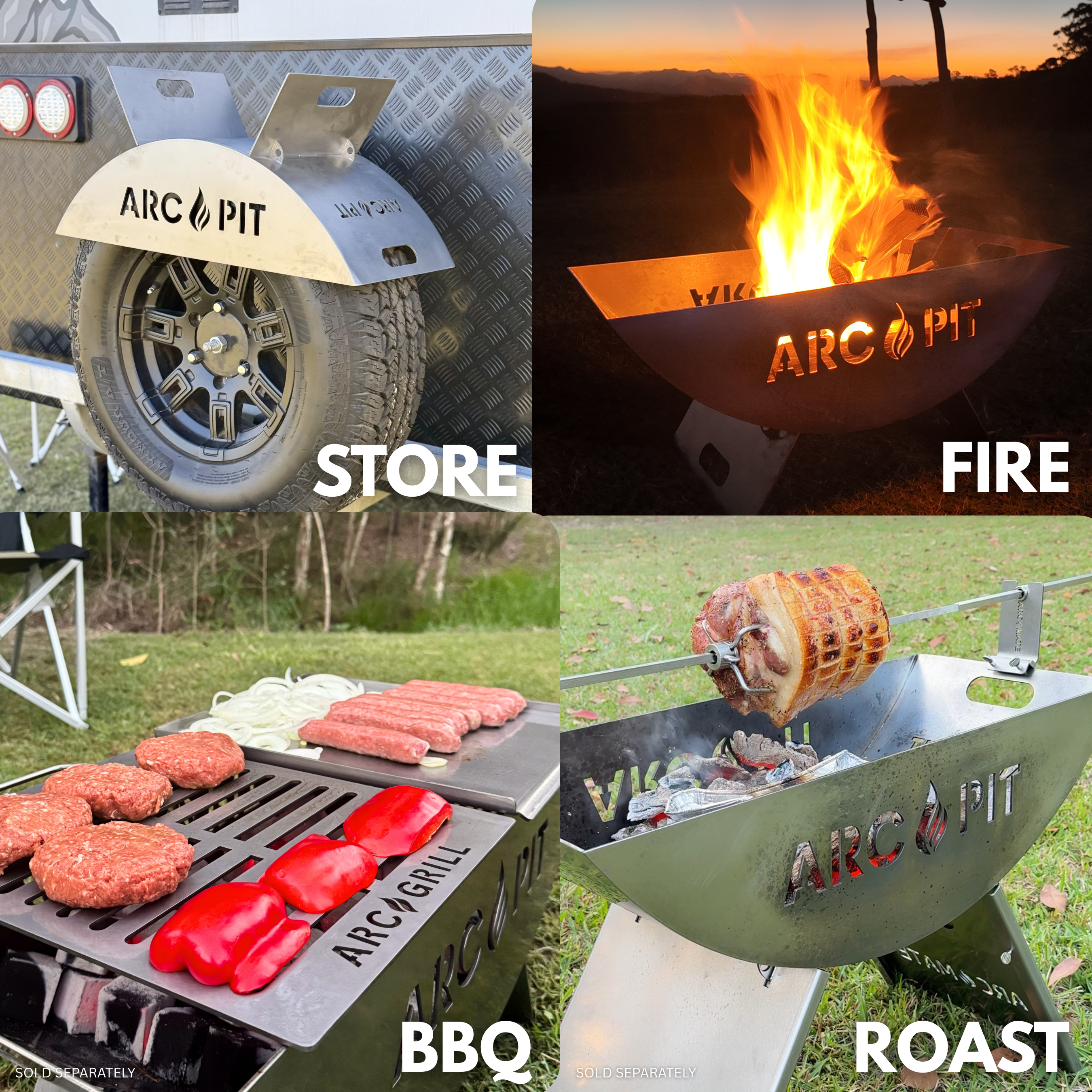 ArcPit™ - Portable Fire Pit