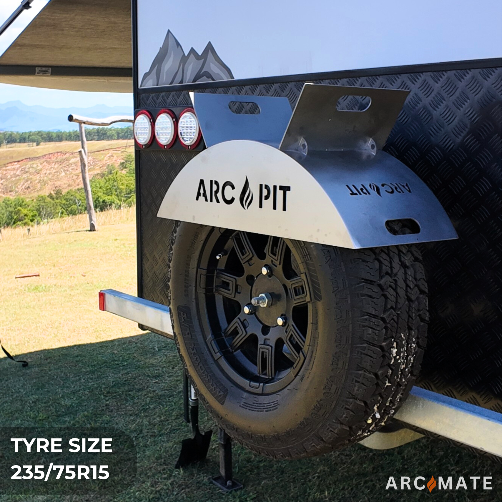 ArcPit™ - Portable Fire Pit